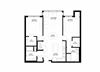 2 Bedroom Floor Plan